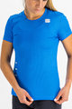 SPORTFUL Cyklistické triko s krátkým rukávem - CARDIO - modrá