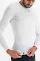 SPORTFUL Cyklistické triko s dlouhým rukávem - LIGHT - bílá
