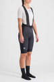 SPORTFUL Cyklistické kalhoty krátké s laclem - FIANDRE NORAIN - černá