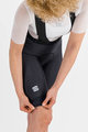 SPORTFUL Cyklistické kalhoty krátké s laclem - FIANDRE NORAIN - černá