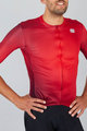 SPORTFUL Cyklistický dres s krátkým rukávem - ROCKET - červená