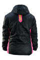 HAVEN Cyklistická zateplená bunda - THERMAL - černá/růžová