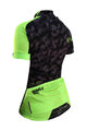 HAVEN Cyklistický dres s krátkým rukávem - SINGLETRAIL WOMEN - černá/zelená