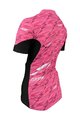 HAVEN Cyklistický dres s krátkým rukávem - SKINFIT NEO WOMEN - růžová/bílá