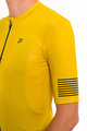 HOLOKOLO Cyklistický dres s krátkým rukávem - VICTORIOUS - žlutá