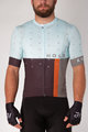 HOLOKOLO Cyklistický dres s krátkým rukávem - GRATEFUL ELITE - světle modrá/černá