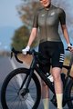 MONTON Cyklistický dres s krátkým rukávem - SKULL ZEUS LADY - zelená/bílá