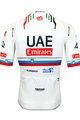 PISSEI Cyklistický dres s krátkým rukávem - UAE TEAM EMIRATES SLOVENIAN 2024 - bílá/červená