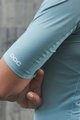 POC Cyklistický dres s krátkým rukávem - PRISTINE LADY - světle modrá