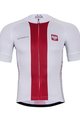 BONAVELO Cyklistický krátký dres a krátké kalhoty - POLAND I. - bílá/červená/černá
