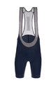 SANTINI Cyklistické kalhoty krátké s laclem - KARMA DELTA - modrá