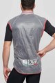 SIX2 Cyklistická vesta - GHOST - transparentní/červená