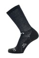 UYN Cyklistické ponožky klasické - AERO WINTER LADY - černá/bílá