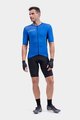 ALÉ Cyklistický dres s krátkým rukávem - SOLID COLOR BLOCK - modrá