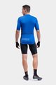 ALÉ Cyklistický dres s krátkým rukávem - SOLID COLOR BLOCK - modrá