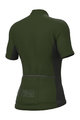ALÉ Cyklistický dres s krátkým rukávem - SOLID COLOR BLOCK - zelená