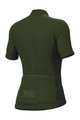 ALÉ Cyklistický dres s krátkým rukávem - SOLID COLOR BLOCK - zelená