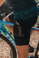 ALÉ Cyklistické kalhoty krátké s laclem - OFF-ROAD GRAVEL STONES CARGO LADY - černá