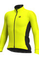 ALÉ Cyklistický dres s dlouhým rukávem zimní - SOLID FONDO WINTER - žlutá