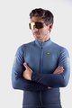 ALÉ Cyklistický dres s dlouhým rukávem zimní - R-EV1 CLIMA PROTECTION 2.0 VELOCITY WIND G+ - šedá/černá