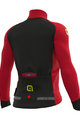 ALÉ Cyklistický dres s dlouhým rukávem zimní - KLIMATIK K-IDRO WR LS - červená