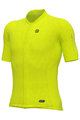 ALÉ Cyklistický dres s krátkým rukávem - R-EV1 C SILVER COOLING - žlutá