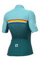 ALÉ Cyklistický dres s krátkým rukávem - PR-S BRIDGE - zelená