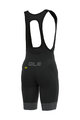 ALÉ Cyklistické kalhoty krátké s laclem - R-EV1 GT 2.0 - černá