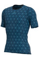 ALÉ Cyklistické triko s krátkým rukávem - QUARK - modrá