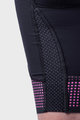 ALÉ Cyklistické kalhoty krátké s laclem - PRS MASTER 2.0 LADY - černá/růžová