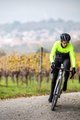 ALÉ Cyklistická zateplená bunda - PR-S GRADIENT - žlutá/černá