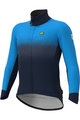 ALÉ Cyklistická zateplená bunda - PR-S GRADIENT - modrá/světle modrá