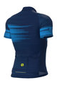 ALÉ Cyklistický dres s krátkým rukávem - SOLID TURBO - modrá
