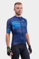 ALÉ Cyklistický dres s krátkým rukávem - SOLID TURBO - modrá