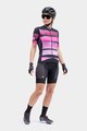 ALÉ Cyklistický dres s krátkým rukávem - PR-S TRACK LADY - růžová