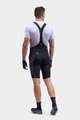 ALÉ Cyklistické kalhoty krátké s laclem - R-EV1  VELOCITY HD2 - černá