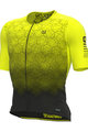 ALÉ Cyklistický dres s krátkým rukávem - R-EV1  VELOCITY - žlutá