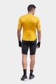 ALÉ Cyklistický dres s krátkým rukávem - R-EV1  ARTIKA - žlutá