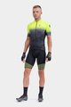 ALÉ Cyklistický dres s krátkým rukávem - PR-S GRADIENT - žlutá