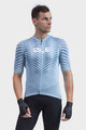 ALÉ Cyklistický dres s krátkým rukávem - SOLID THORN - modrá