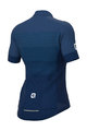 ALÉ Cyklistický dres s krátkým rukávem - SOLID LEVEL LADY - modrá