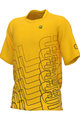 ALÉ Cyklistický dres s krátkým rukávem - OFF ROAD - MTB VISUAL - žlutá