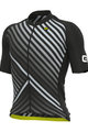 ALÉ Cyklistický dres s krátkým rukávem - PR-R FAST - černá
