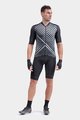 ALÉ Cyklistický dres s krátkým rukávem - PR-R FAST - černá
