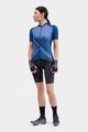 ALÉ Cyklistický dres s krátkým rukávem - PR-R FAST LADY - modrá
