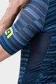 ALÉ Cyklistický dres s krátkým rukávem - SOLID STEP - modrá