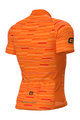 ALÉ Cyklistický dres s krátkým rukávem - SOLID STEP - oranžová