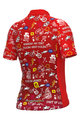 ALÉ Cyklistický dres s krátkým rukávem - VIBES - červená