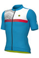 ALÉ Cyklistický dres s krátkým rukávem - ZIG ZAG PR-S - modrá