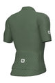 ALÉ Cyklistický dres s krátkým rukávem - ZIG ZAG PR-S - zelená